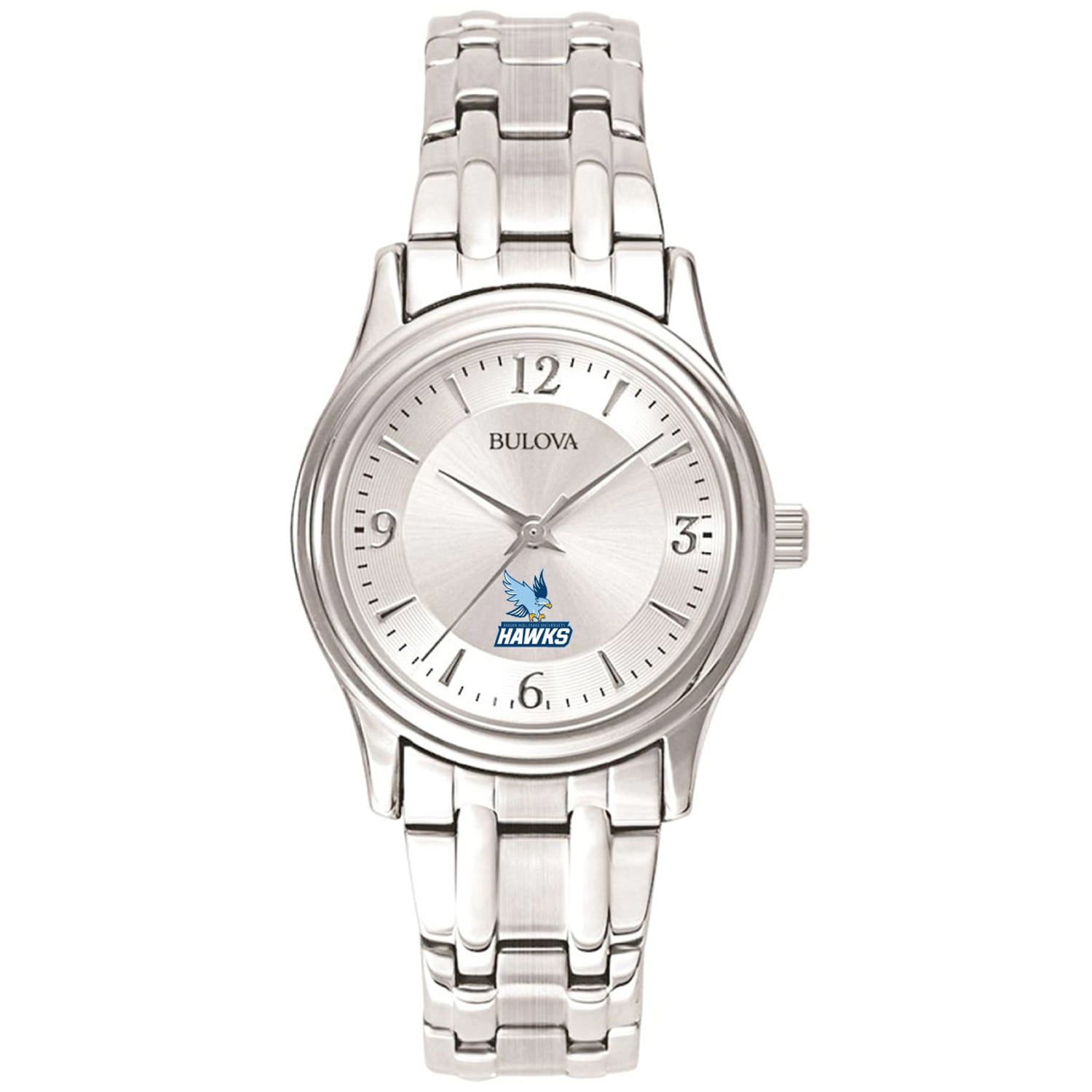 Women's Bulova Silver Roger Williams University Stainless Steel Quartz Watch