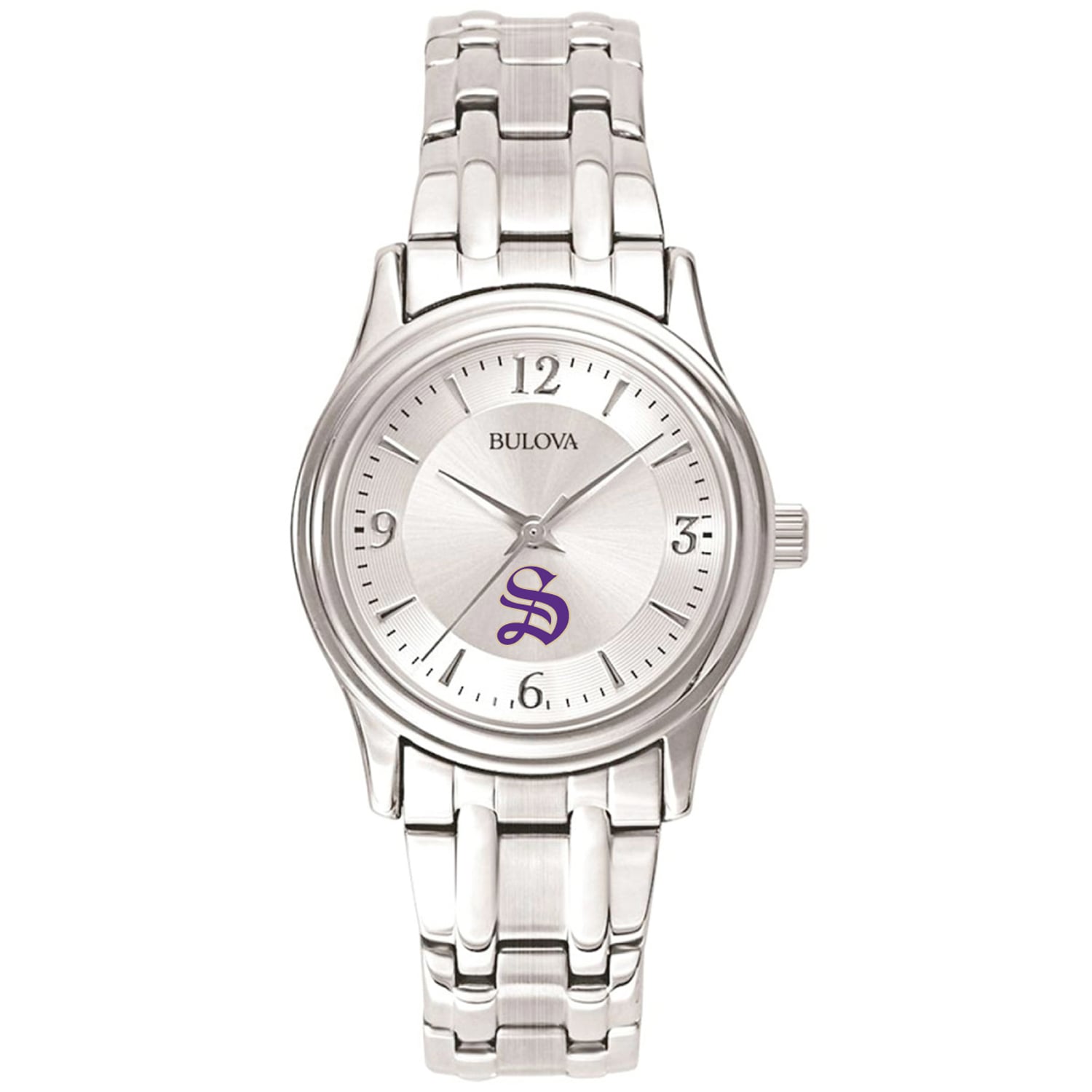 Women's Bulova Silver University of the South Tigers Stainless Steel Quartz Watch