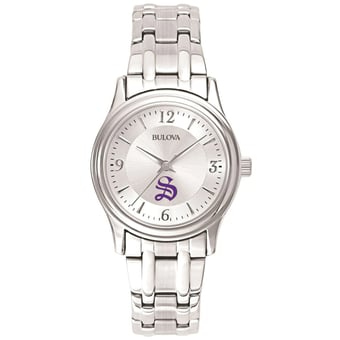 Women's Bulova Silver University of the South Tigers Stainless Steel Quartz Watch