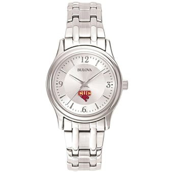 Women's Bulova Silver Concordia University (IL) Cougars Stainless Steel Quartz Watch