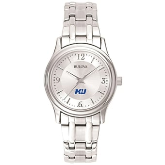 Women's Bulova Silver Marymount Saints Stainless Steel Quartz Watch