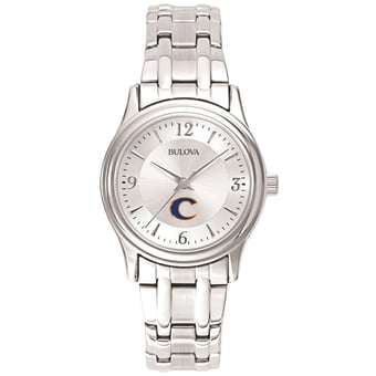 Women's Bulova Silver Clayton State Lakers Stainless Steel Quartz Watch
