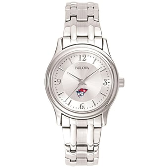 Women's Bulova Silver Cumberlands Patriots Stainless Steel Quartz Watch