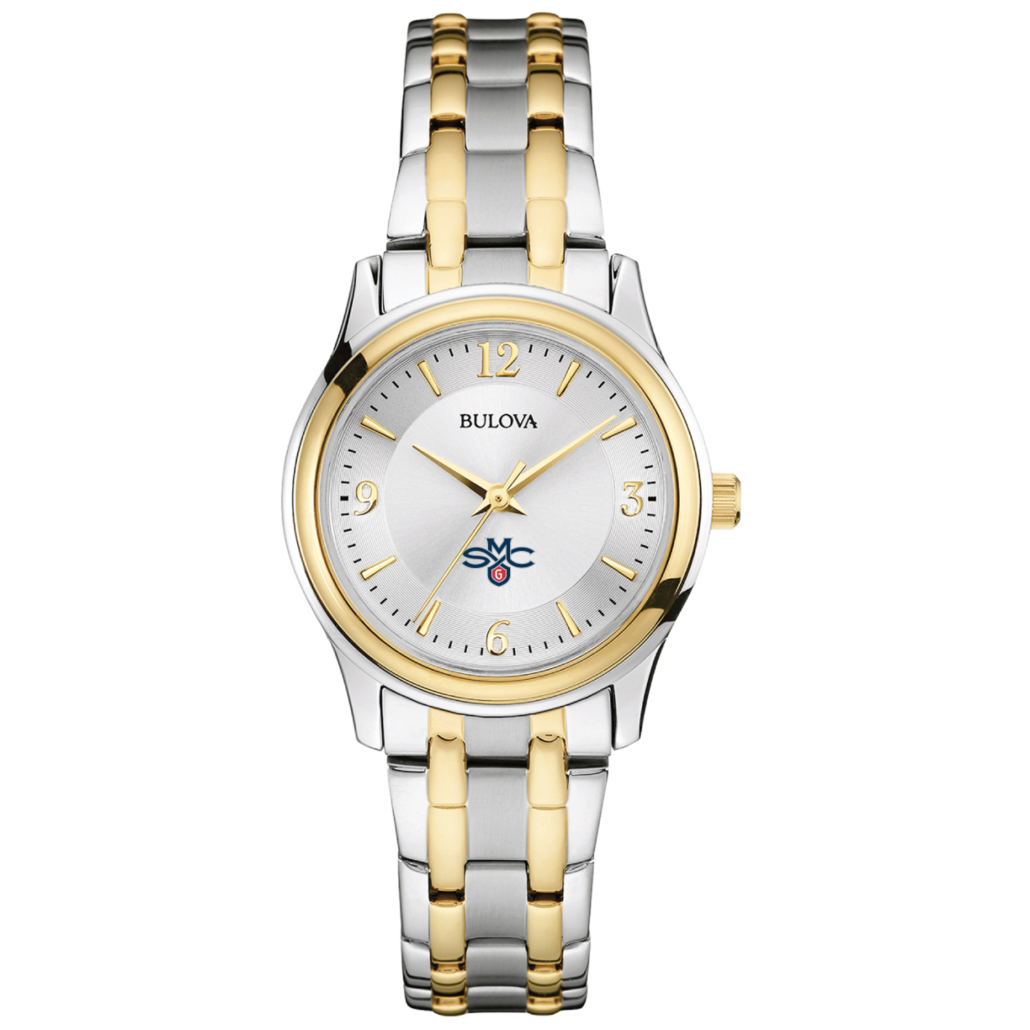 Women's Bulova Silver Saint Mary's Gaels Classic Two-Tone Round Watch