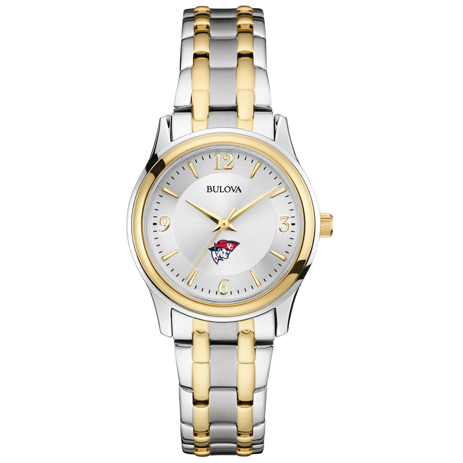 Women's Bulova Silver Cumberlands Patriots Classic Two-Tone Round Watch