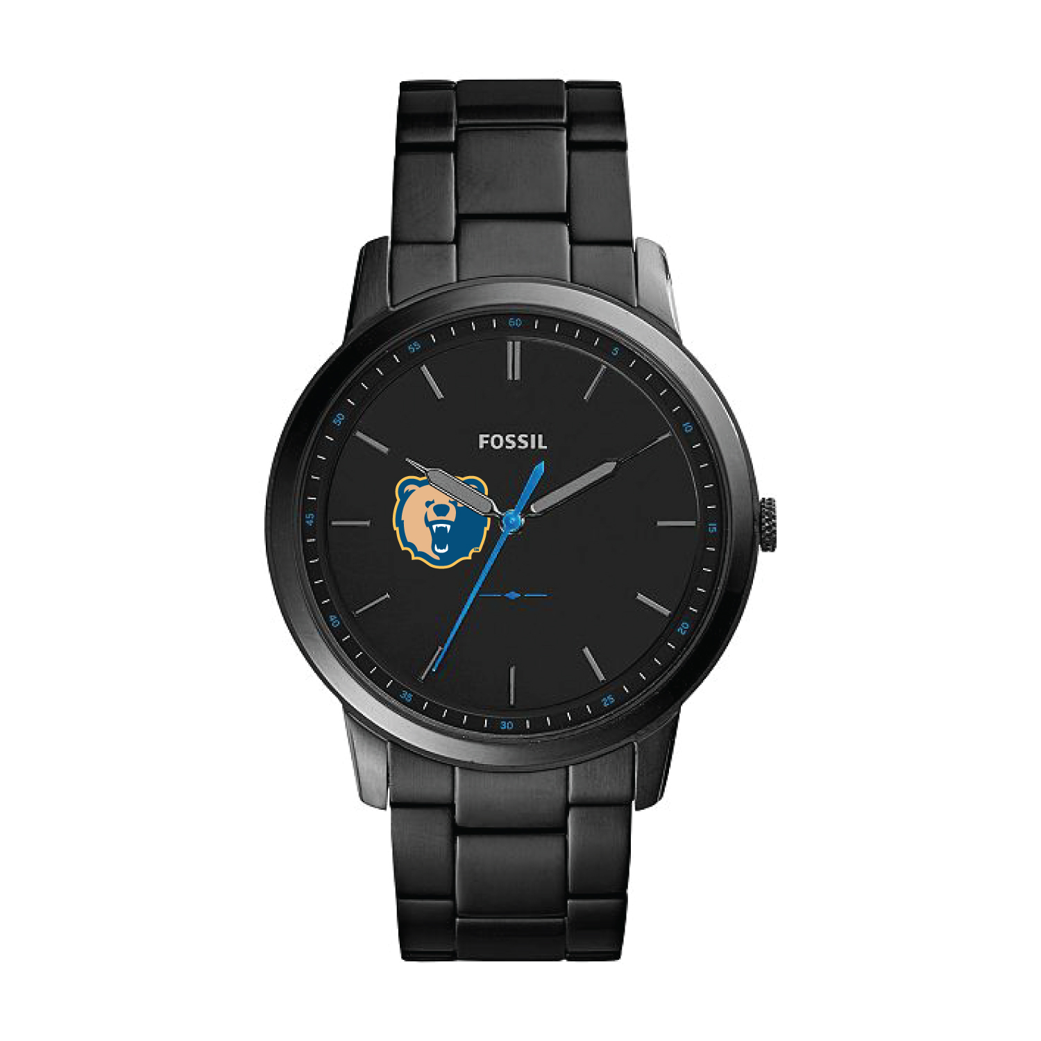 Fossil Black Morgan State Bears The Minimalist Slim Stainless Steel Watch