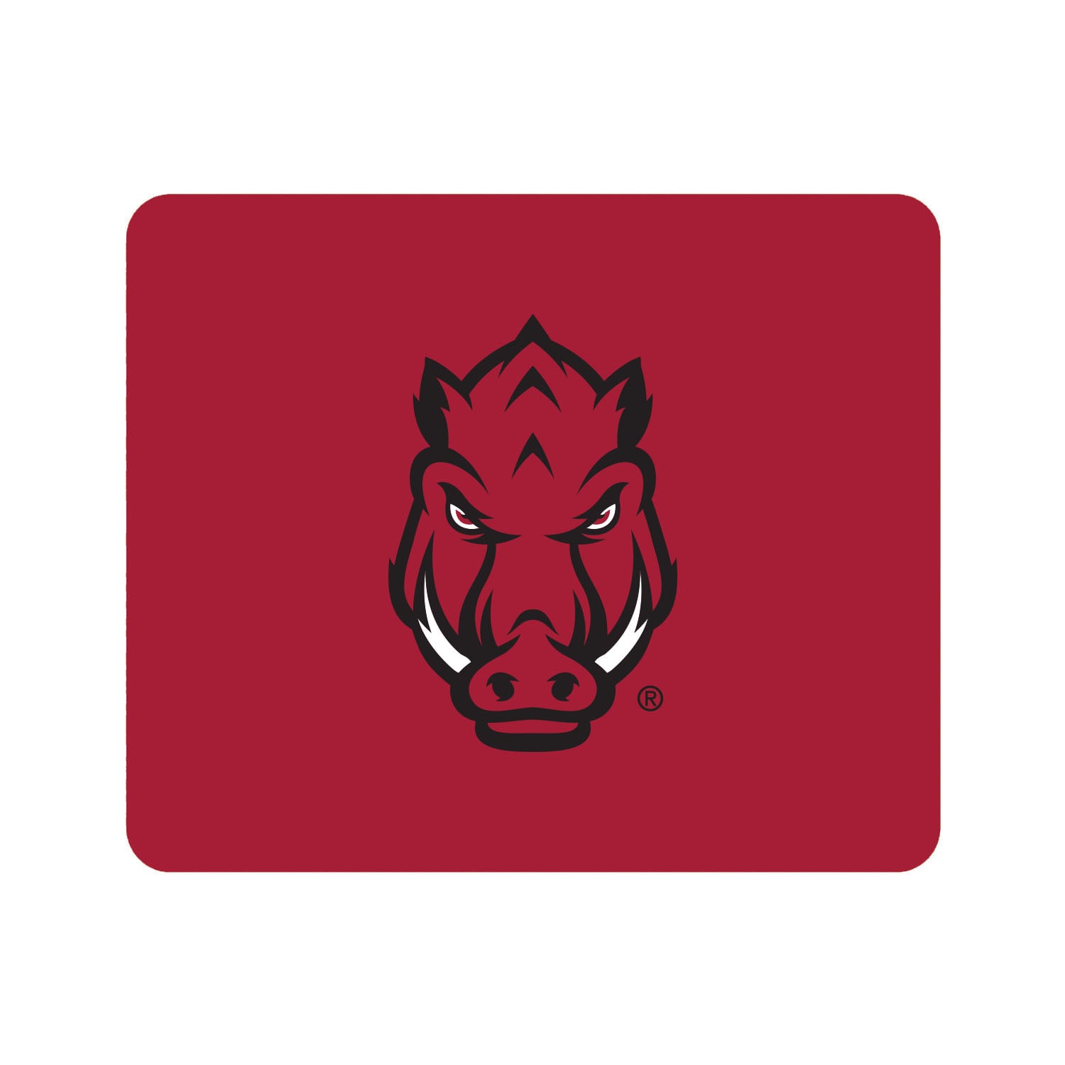 Cardinal Arkansas Razorbacks Mascot Logo Mouse Pad