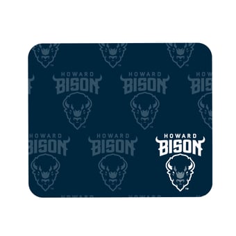 Navy Howard Bison Echo Logo Mouse Pad