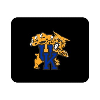 Black Kentucky Wildcats Mascot Logo Mouse Pad