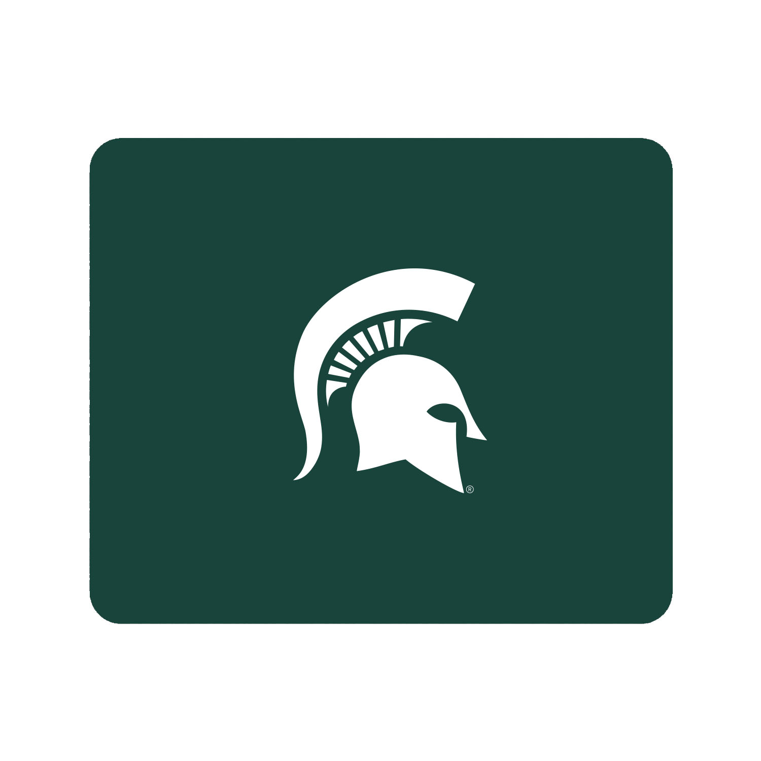 Green Michigan State Spartans Primary Logo Mouse Pad