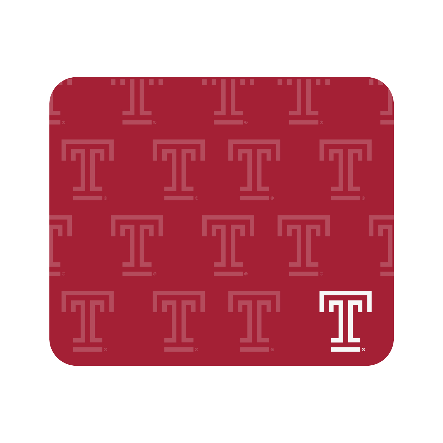 Cherry Temple Owls Echo Logo Mouse Pad