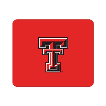 Red Texas Tech Red Raiders Primary Logo Mouse Pad