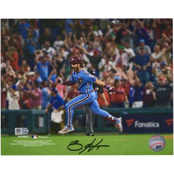 Bryce Harper Philadelphia Phillies Autographed 8" x 10" Running Bases After Grand Slam Photograph