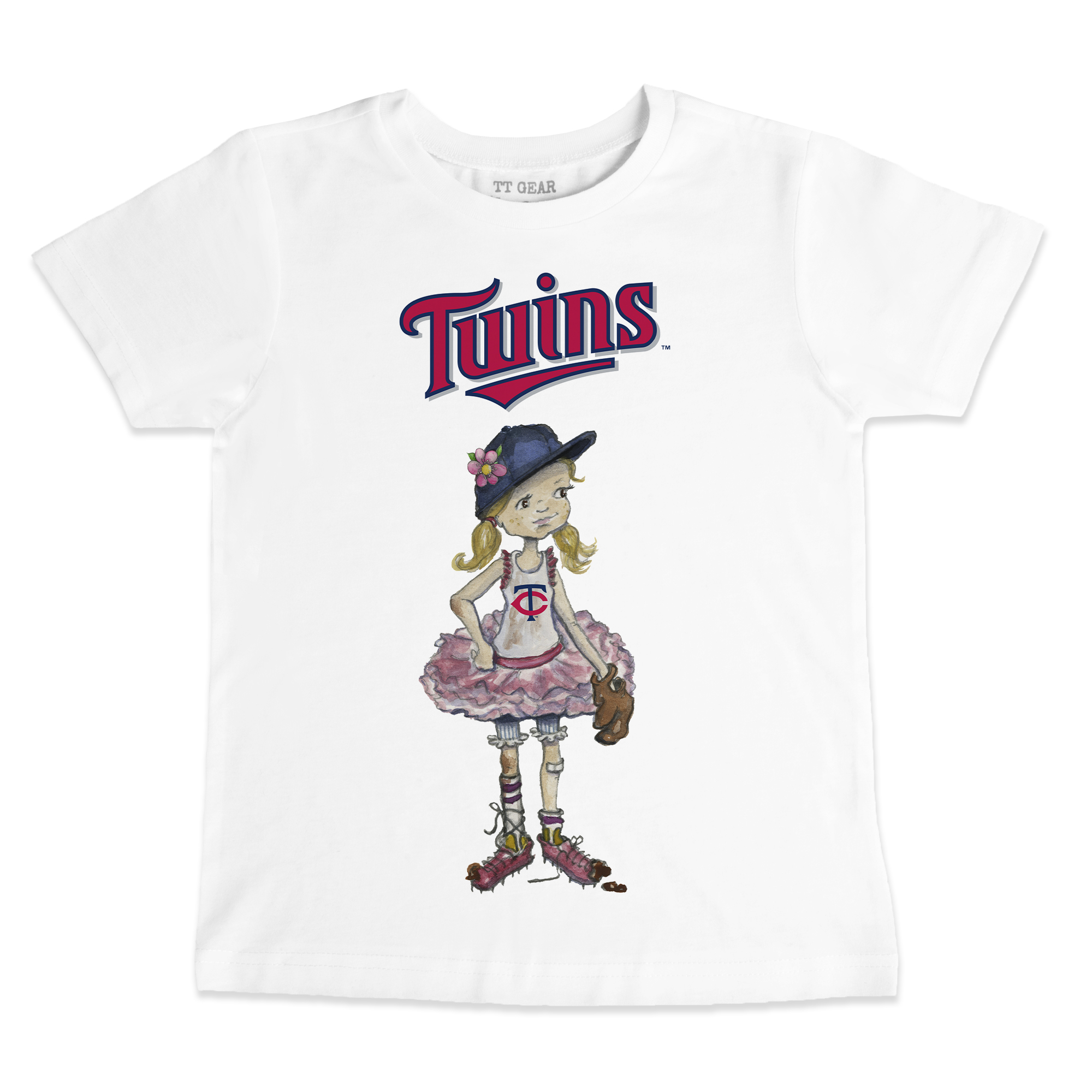 Toddler Tiny Turnip White Minnesota Twins Baseball Babes T-Shirt Toddler Tiny Turnip White Minnesota Twins Baseball Babes T-Shirt
