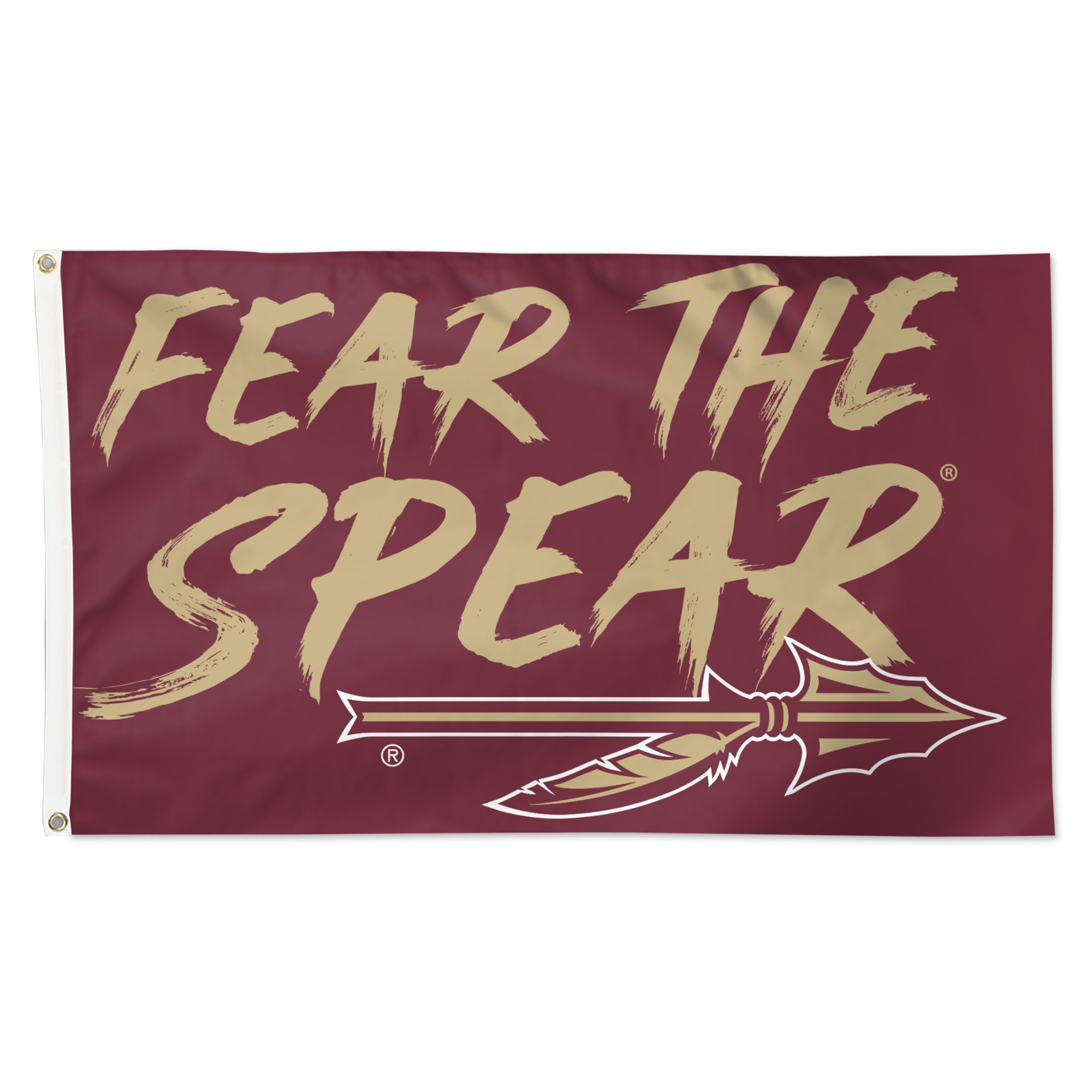 WinCraft Florida State Seminoles 3' x 5' Single-Sided Deluxe Team Slogan Flag