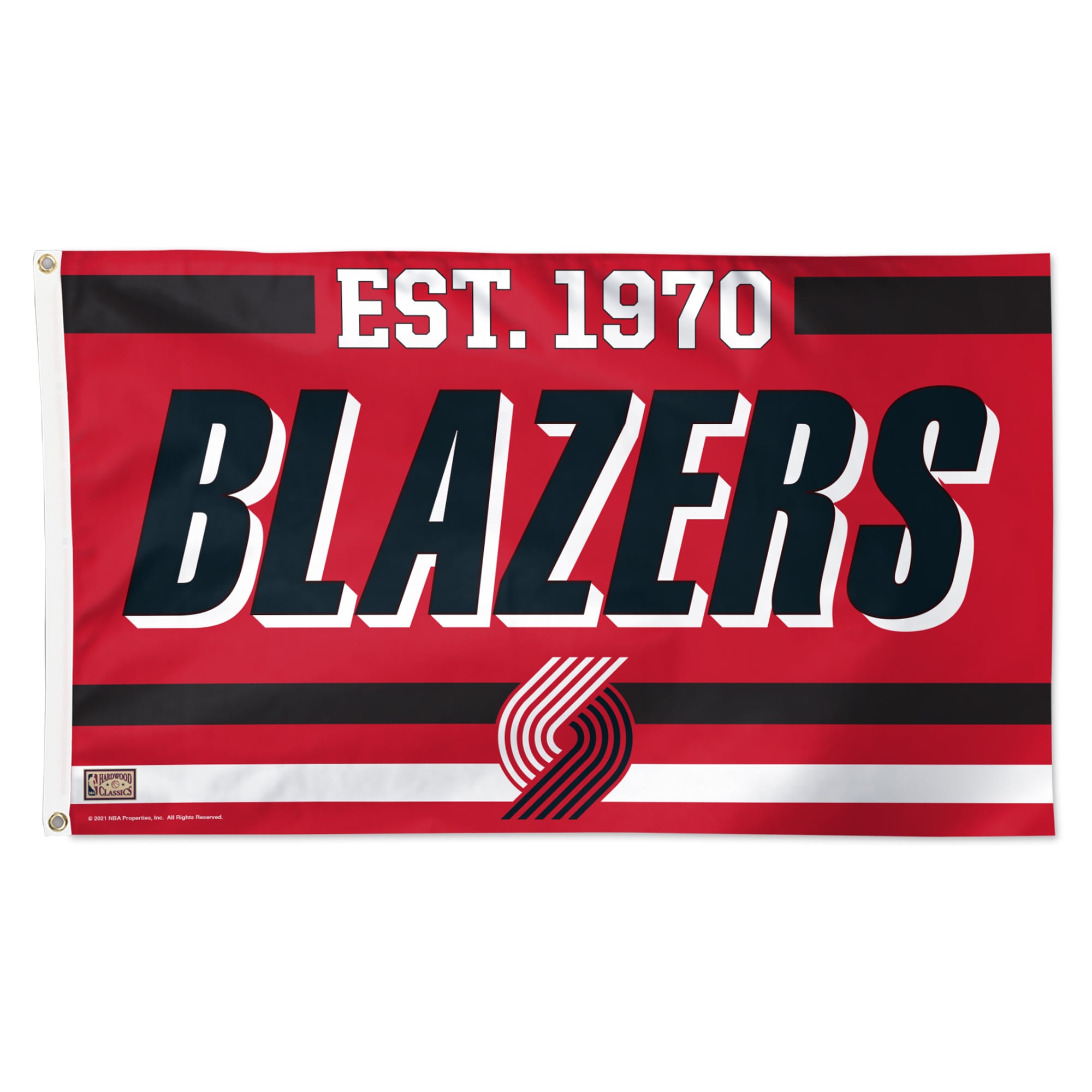WinCraft Portland Trail Blazers 3' x 5' Single-Sided Franchise Establishment Deluxe Flag