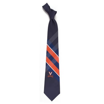 Virginia Cavaliers Woven Grid Tie