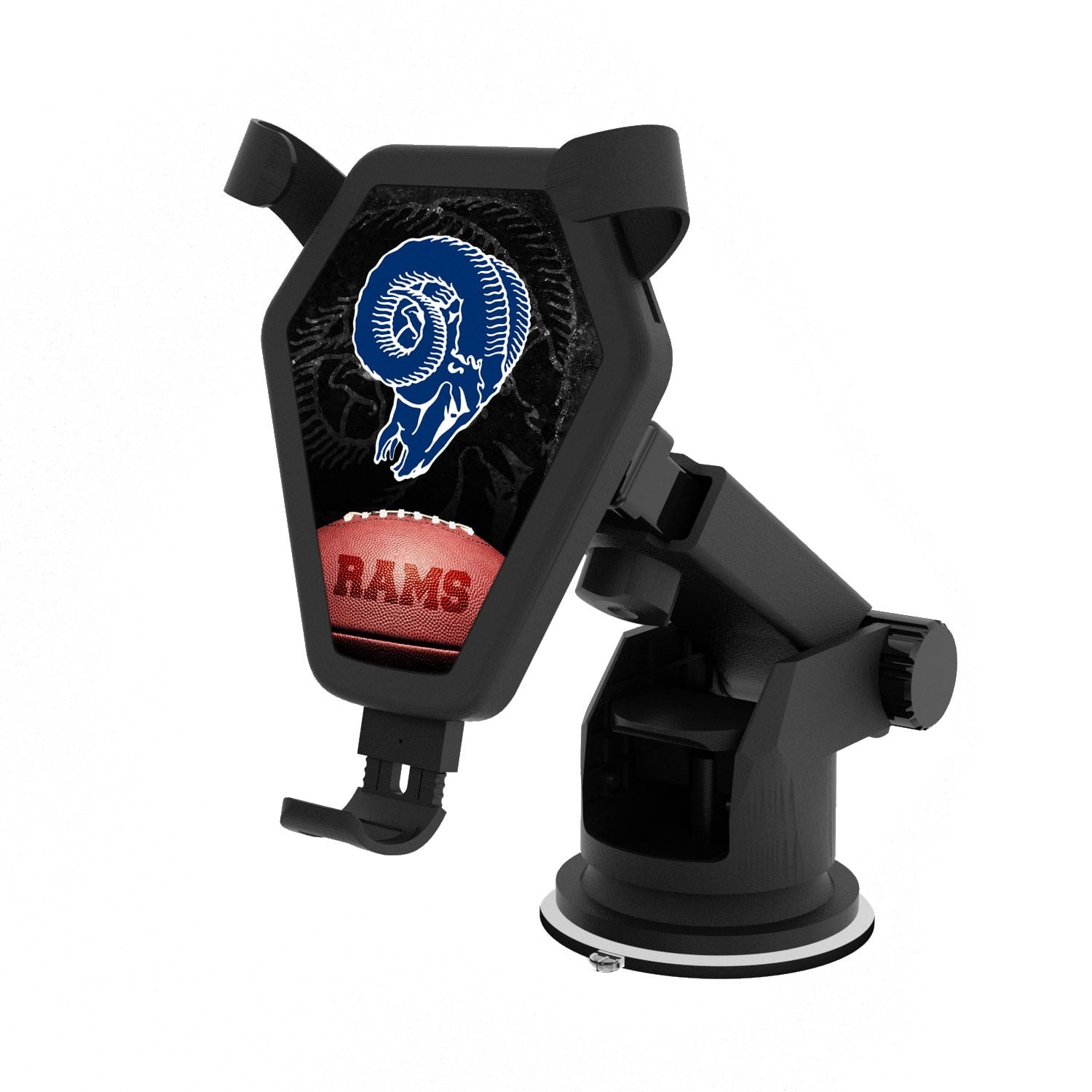 Los Angeles Rams 10-Watt Legendary Design Wireless Car Charger Los Angeles Rams 10-Watt Legendary Design Wireless Car Charger