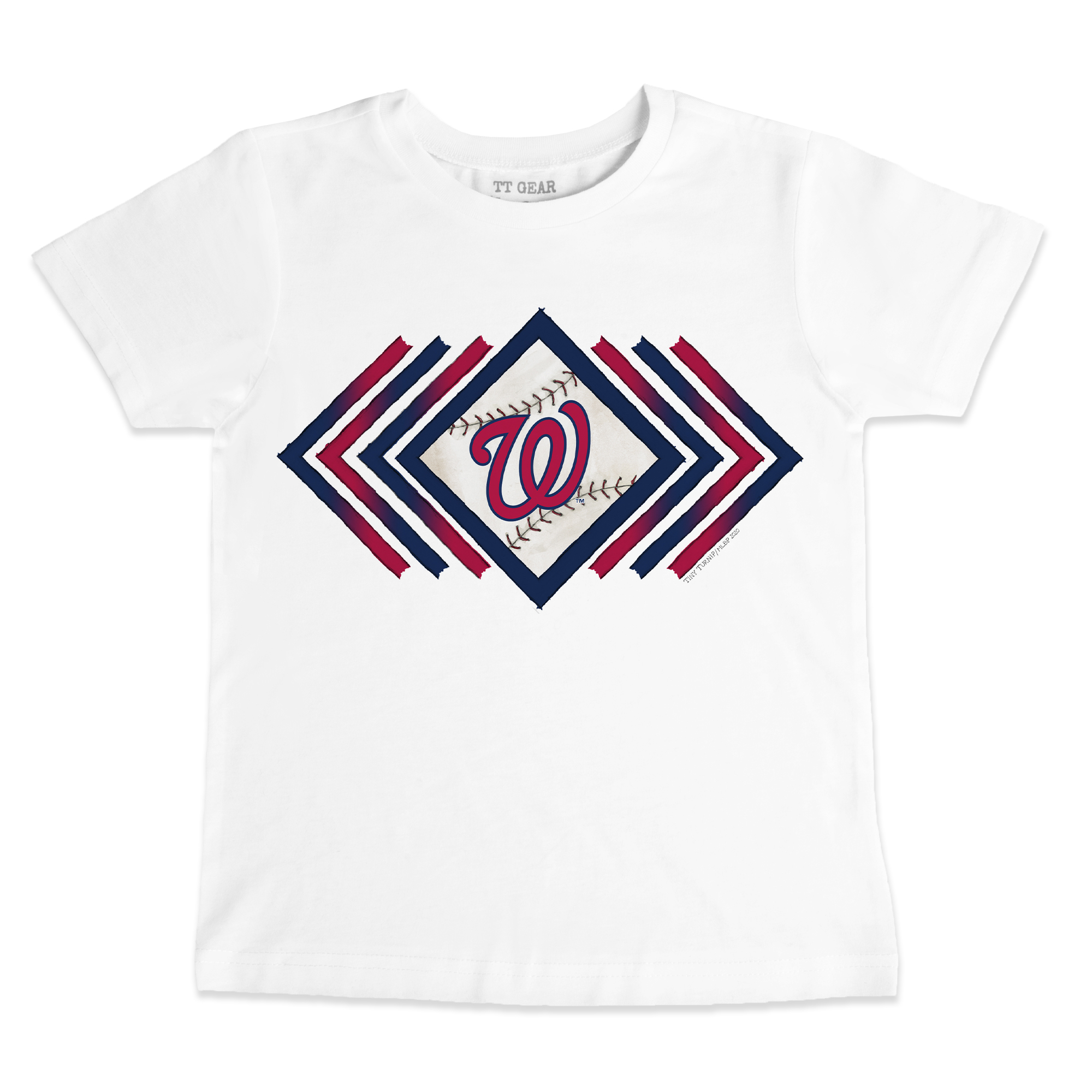 Youth Tiny Turnip White Washington Nationals Prism Arrows T-Shirt Youth Tiny Turnip White Washington Nationals Prism Arrows T-Shirt
