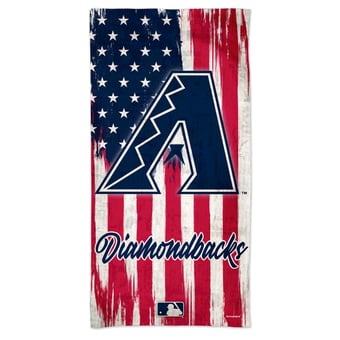 WinCraft Arizona Diamondbacks 60'' x 30'' Patriotic Spectra Beach Towel