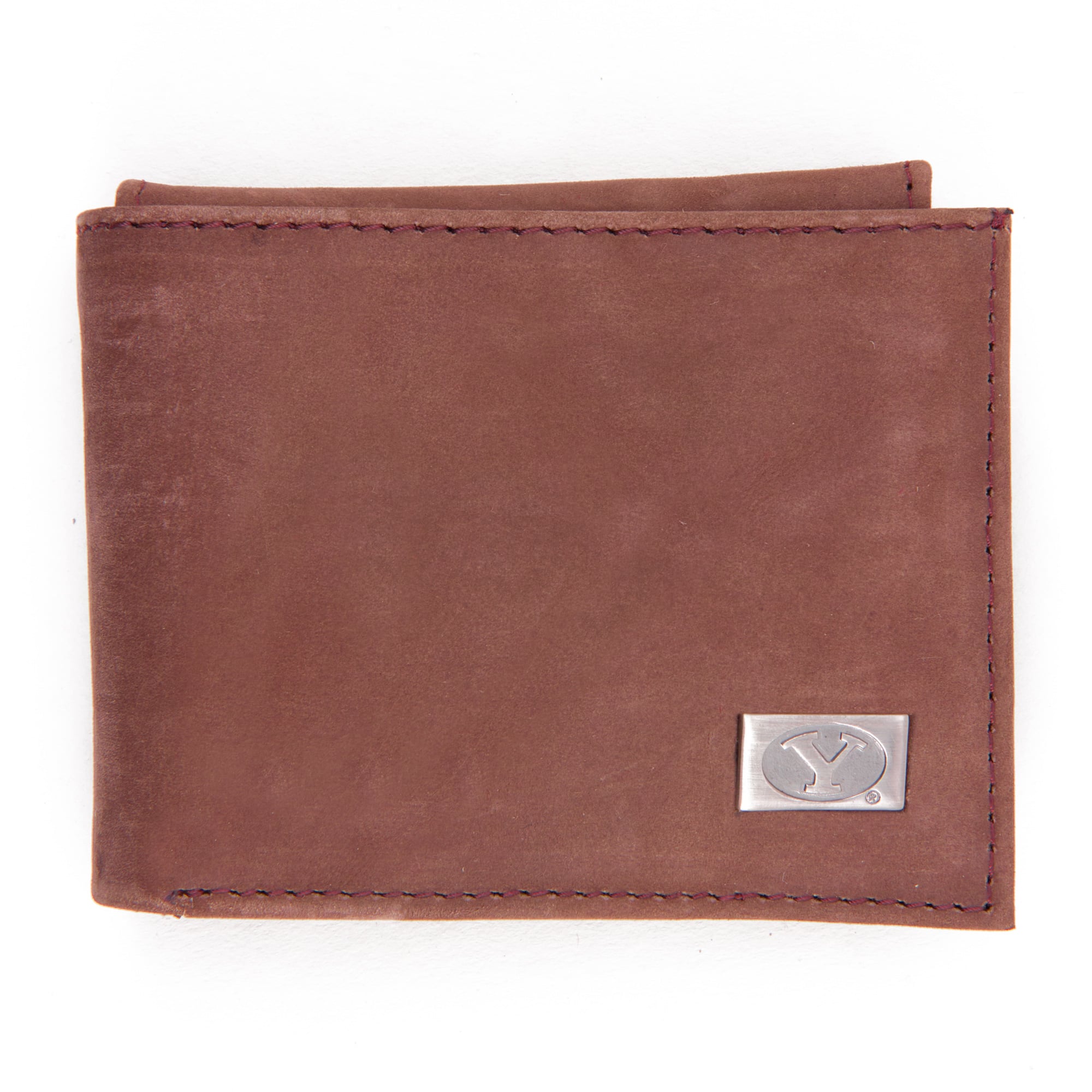 BYU Cougars Leather Bifold Wallet
