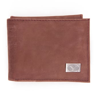 BYU Cougars Leather Bifold Wallet
