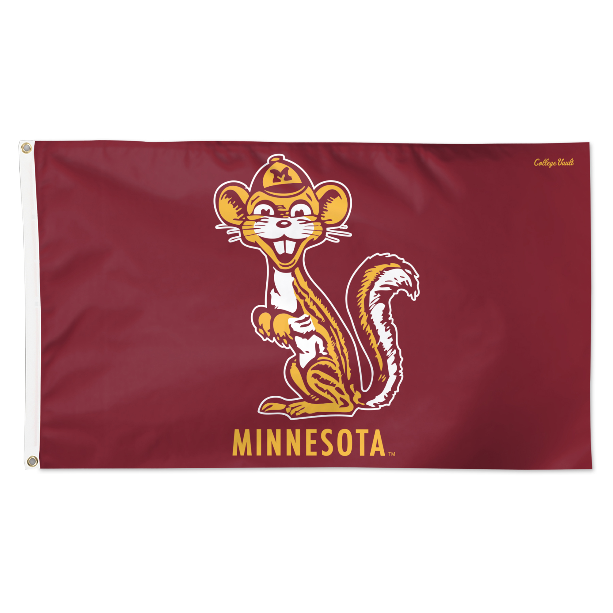 WinCraft Minnesota Golden Gophers Single-Sided College Vault Deluxe Flag