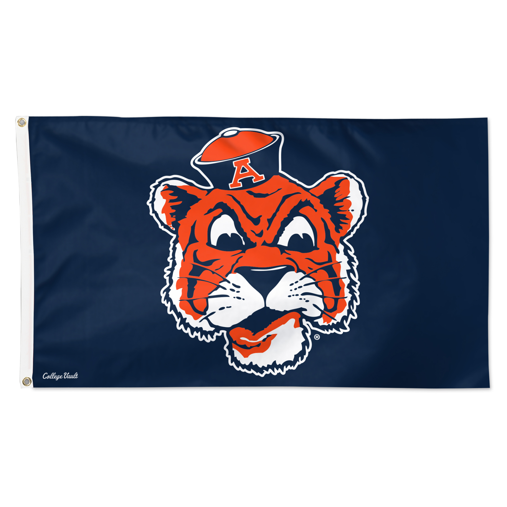 WinCraft Auburn Tigers Single-Sided College Vault Primary Logo Deluxe Flag