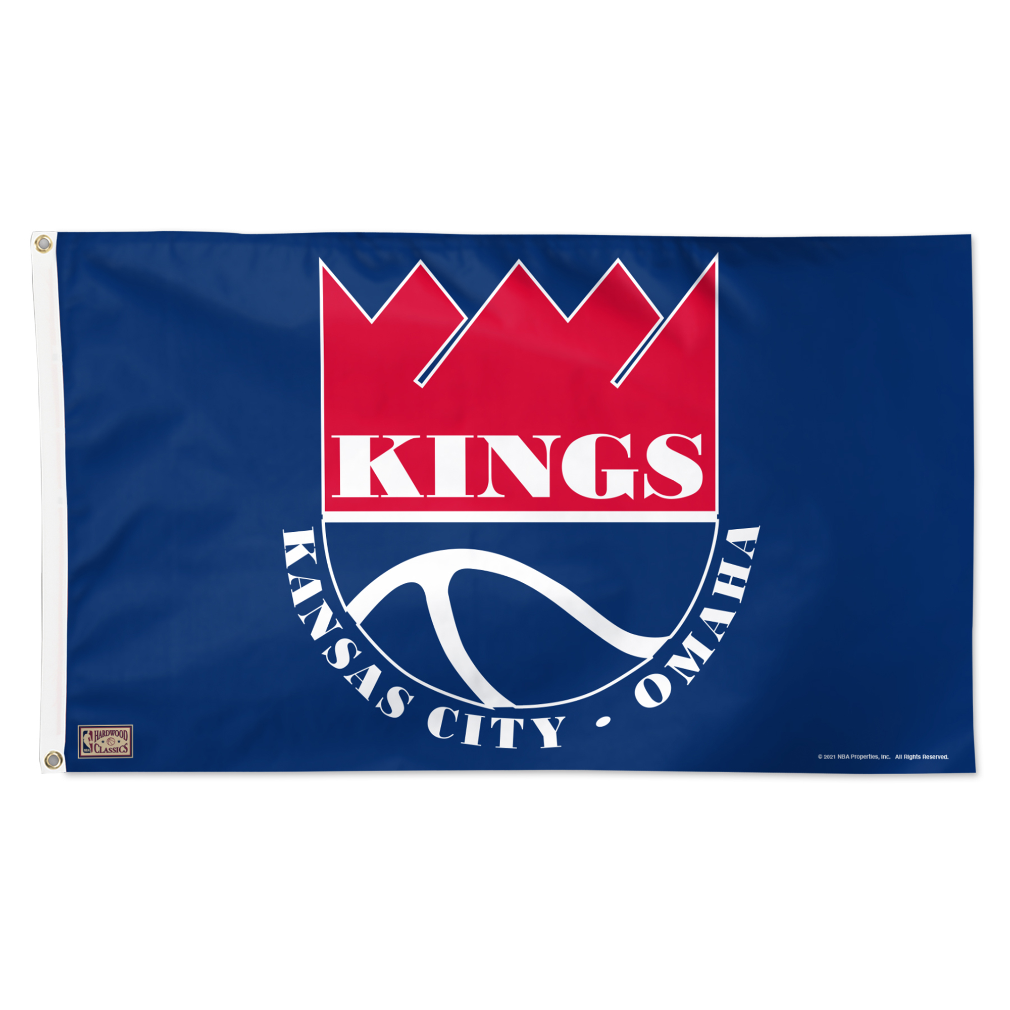 WinCraft Kansas City Kings Hardwood Classics 3' x 5' Single-Sided Heritage Deluxe Team Flag