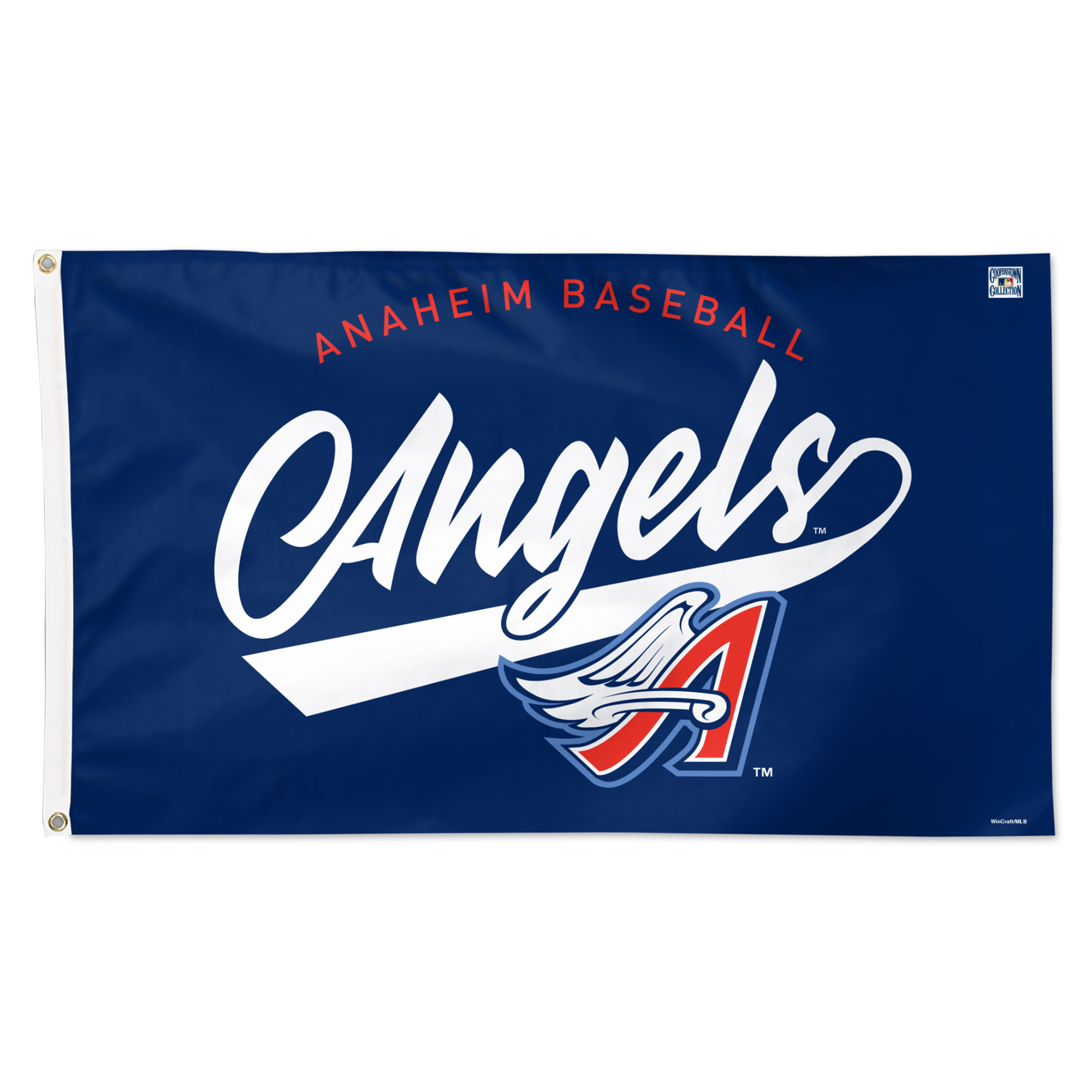 WinCraft Los Angeles Angels 3' x 5' Single-Sided Heritage Deluxe Flag