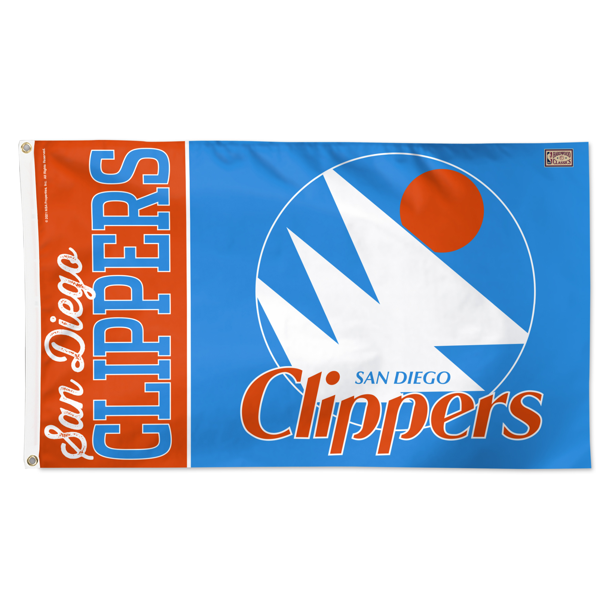 WinCraft LA Clippers 3' x 5' Single-Sided Heritage Deluxe Flag