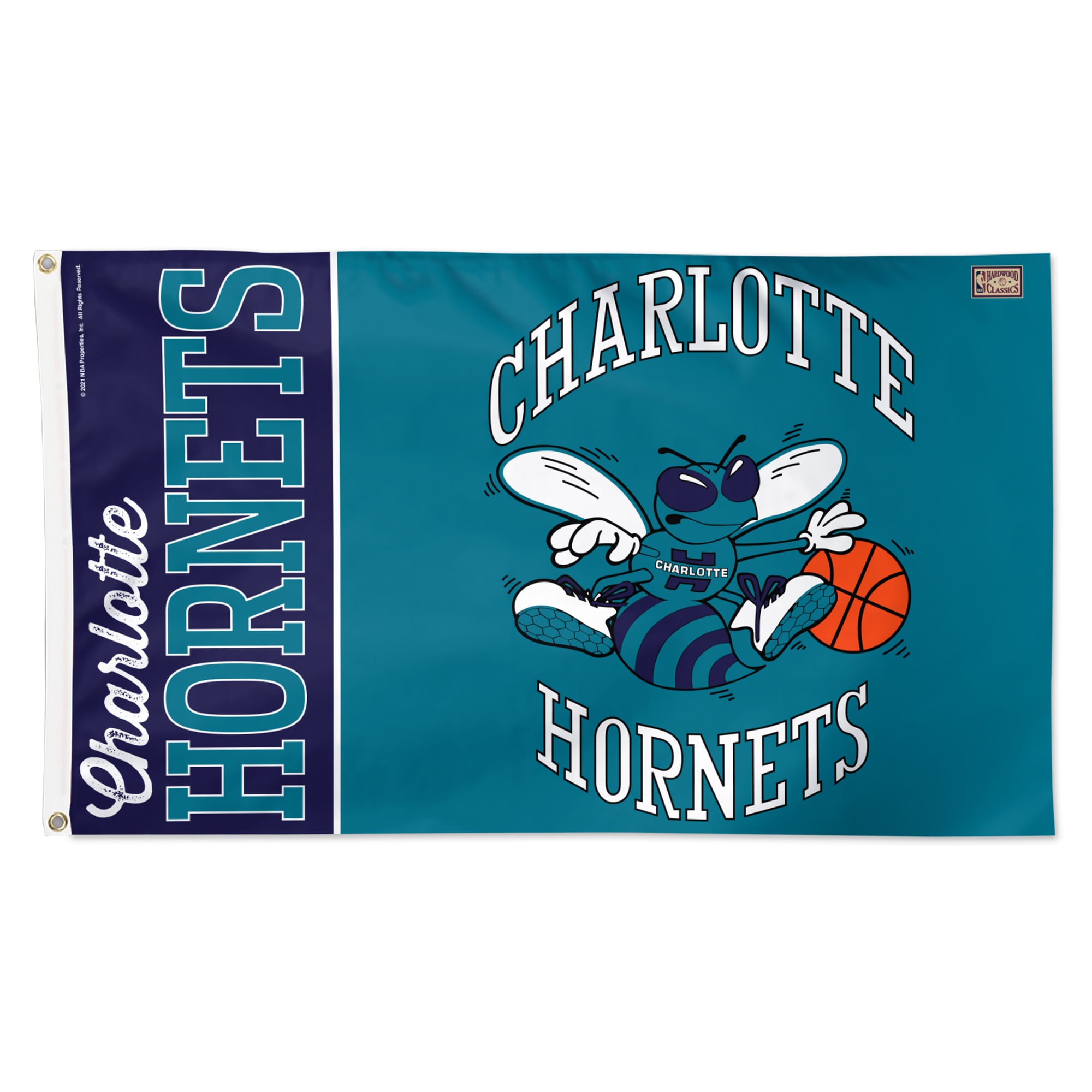 WinCraft Charlotte Hornets 3' x 5' Single-Sided Heritage Deluxe Flag
