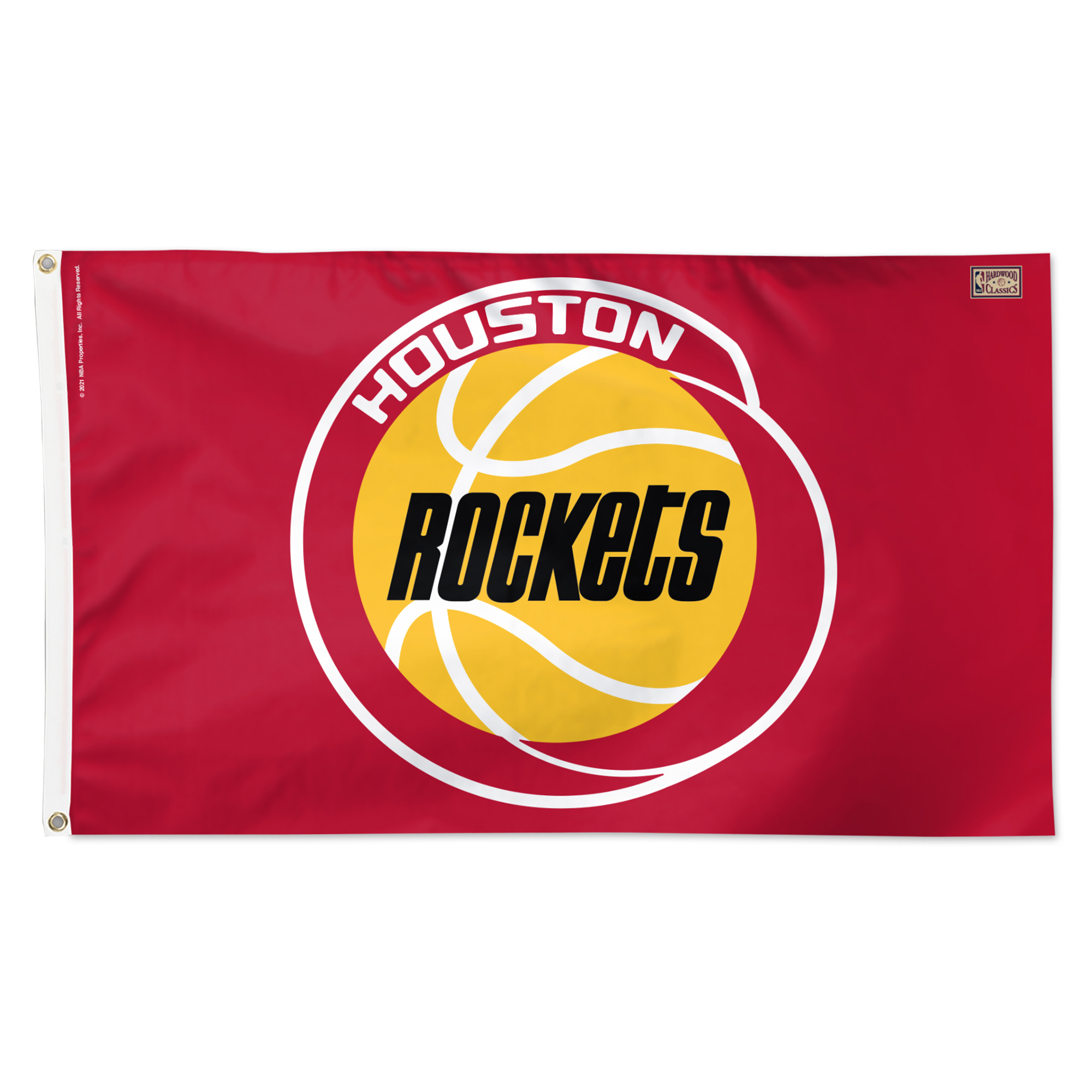 WinCraft Houston Rockets 3' x 5' Single-Sided Heritage Deluxe Flag