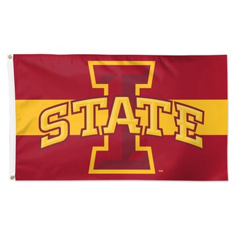 WinCraft Iowa State Cyclones 3' x 5' Horizontal Stripe Deluxe Single-Sided Flag