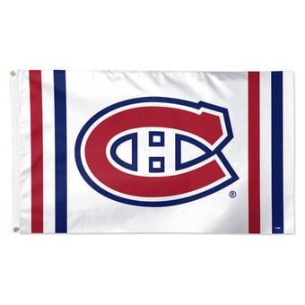 WinCraft Montreal Canadiens 3' x 5' Vertical Stripe Deluxe Single-Sided Flag