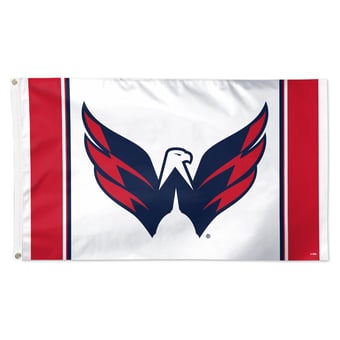 WinCraft Washington Capitals 3' x 5' Vertical Stripe Deluxe Single-Sided Flag