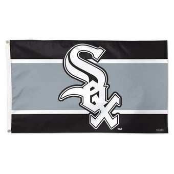 WinCraft Chicago White Sox 3' x 5' Horizontal Stripe Deluxe Single-Sided Flag