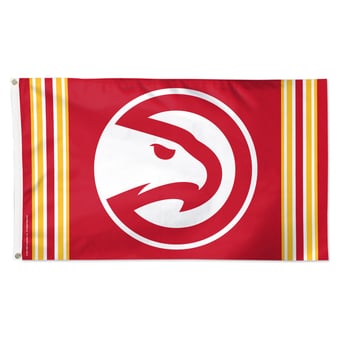 WinCraft Atlanta Hawks 3' x 5' Vertical Stripe Deluxe Single-Sided Flag