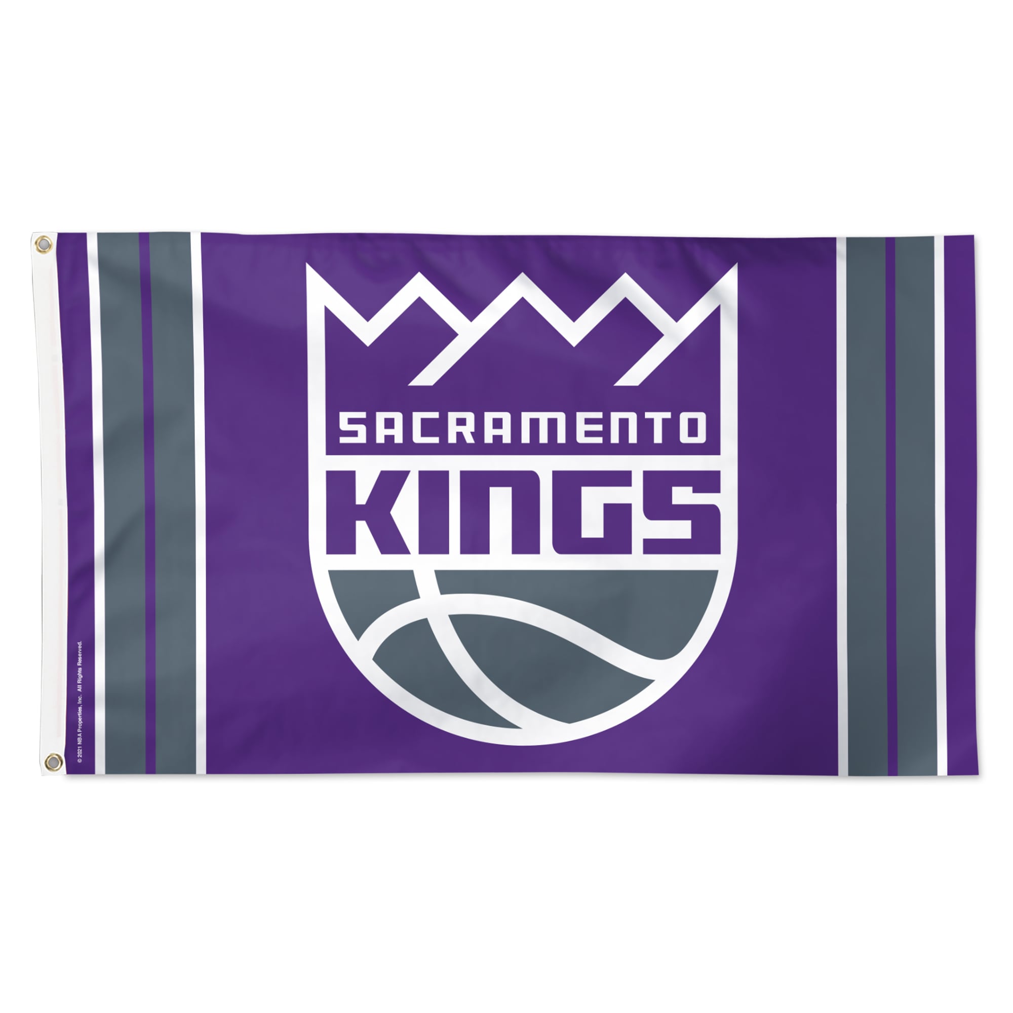 WinCraft Sacramento Kings 3' x 5' Vertical Stripe Deluxe Single-Sided Flag