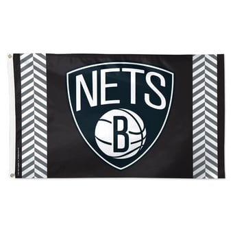 WinCraft Brooklyn Nets 3' x 5' Vertical Stripe Deluxe Single-Sided Flag
