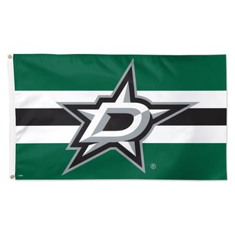 WinCraft Dallas Stars 3' x 5' Team Stripe Deluxe Single-Sided Flag