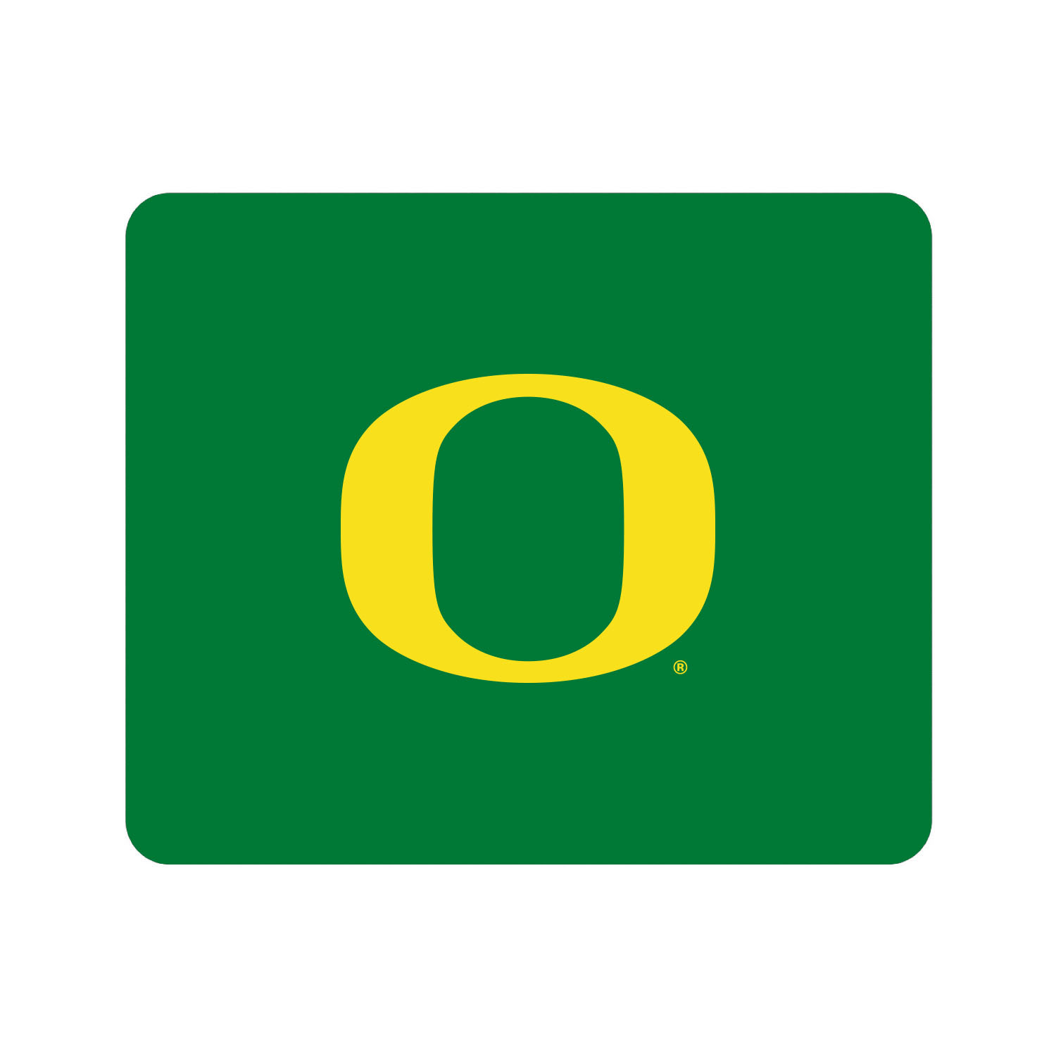 Green Oregon Ducks Primary Logo Mouse Pad