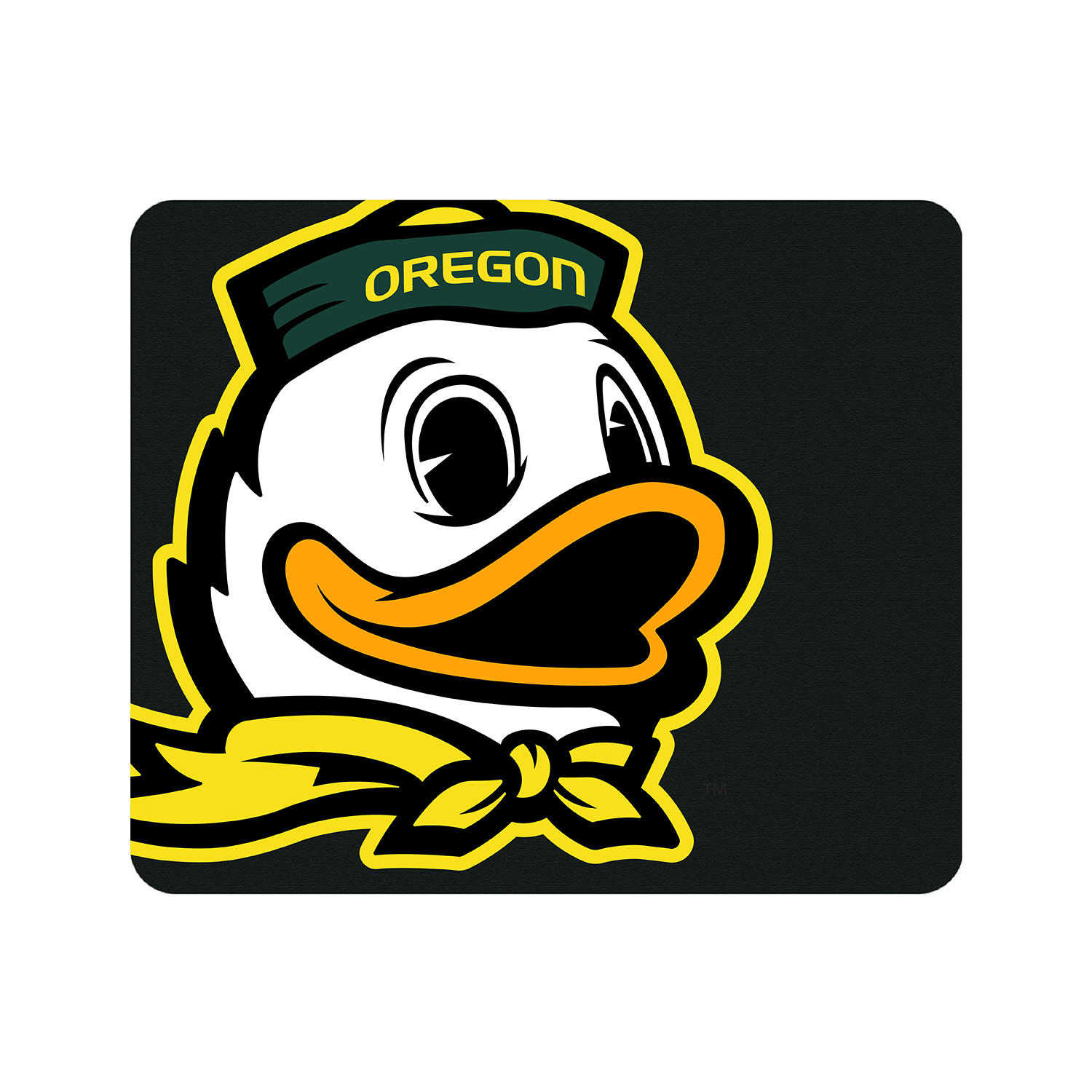Black Oregon Ducks Oversized Logo Mouse Pad