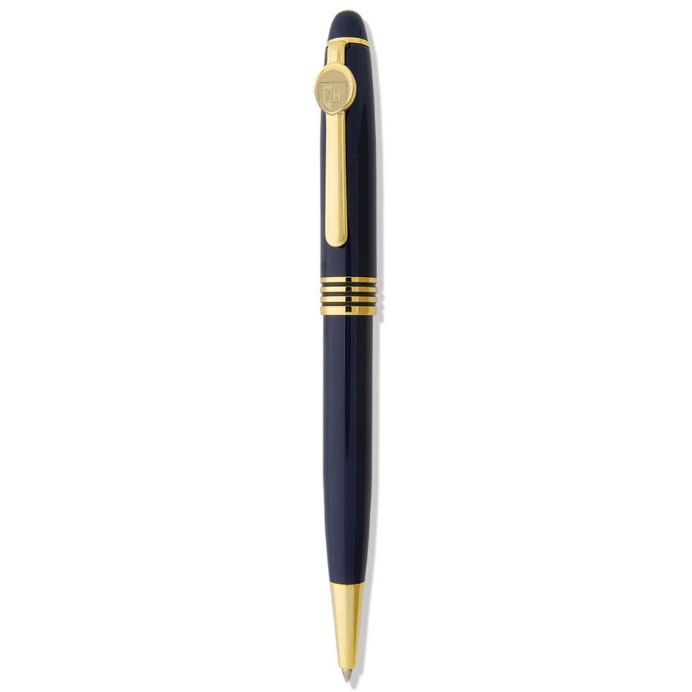 Navy New Hampshire Wildcats Logo Ball Point Pen