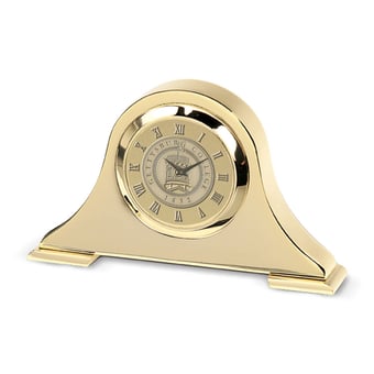 Gettysburg Bullets Gold Napoleon Desk Clock