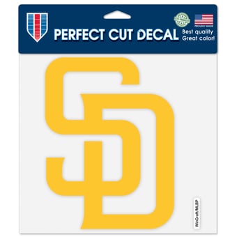"WinCraft  San Diego Padres 8"" x 8"" Color Car Decal"