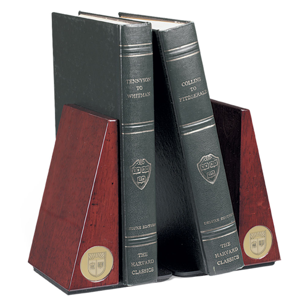 Gold Rutgers Scarlet Knights Team Rosewood Bookends