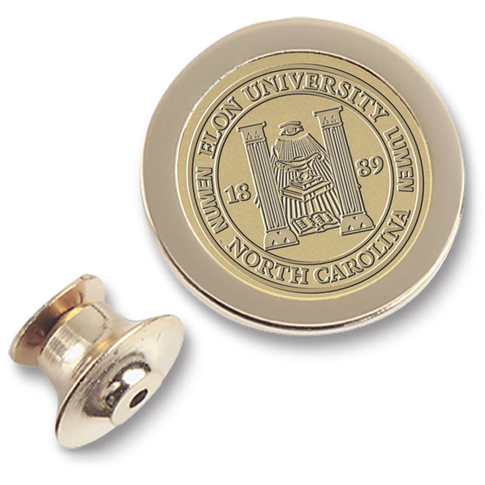 Gold Elon Phoenix Logo Lapel Pin