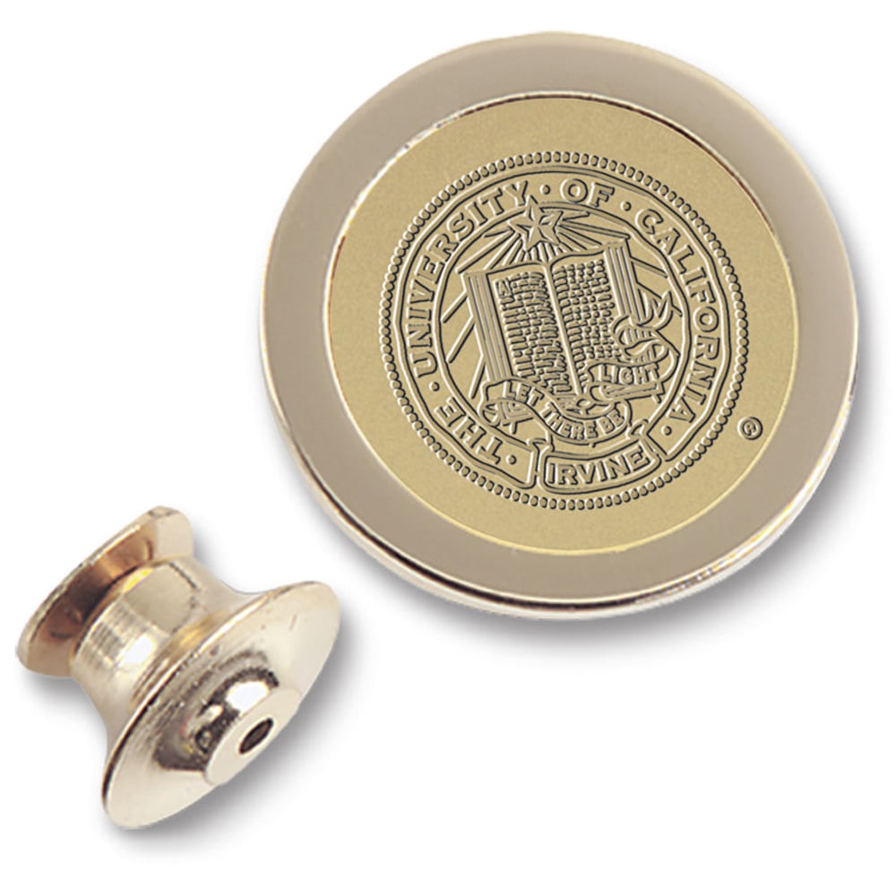 Gold UC Irvine Anteaters Logo Lapel Pin