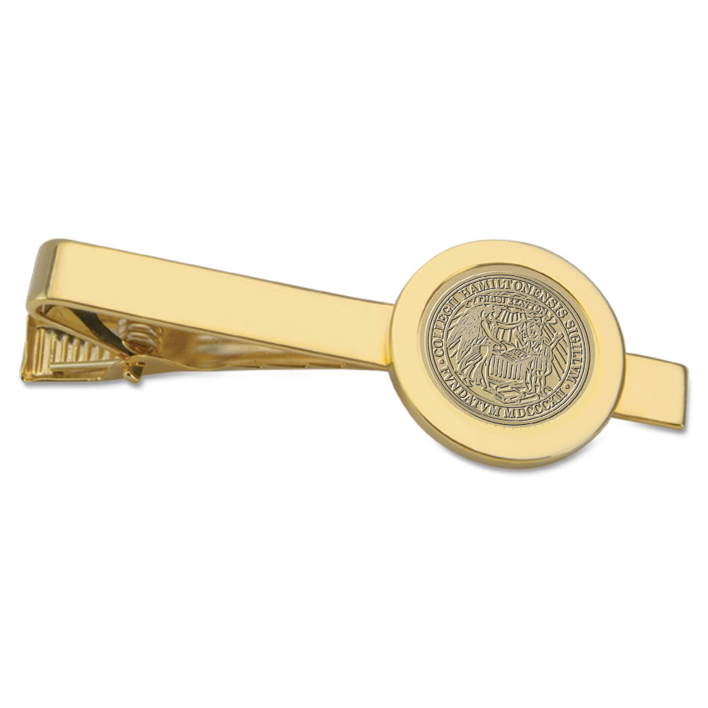 Gold Hamilton Continentals Logo Tie Bar